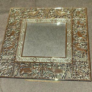 Decorative Square Silver Photo Frame